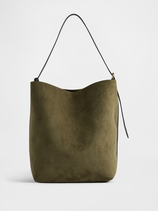 Vegan Suede Bucket Bag | Gap (US)