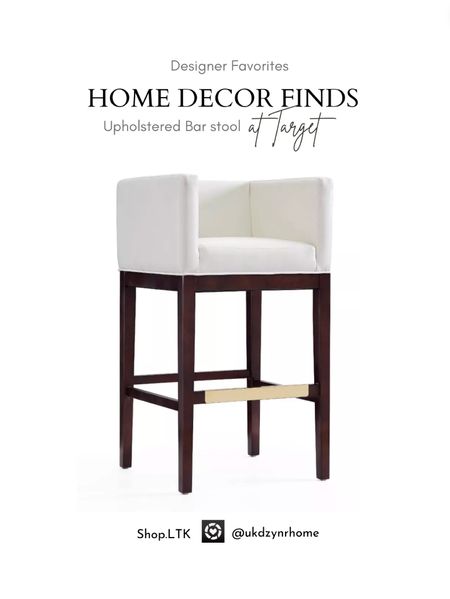 Designer Favorites | Upholstered Counter Stool from Target 

#LTKhome