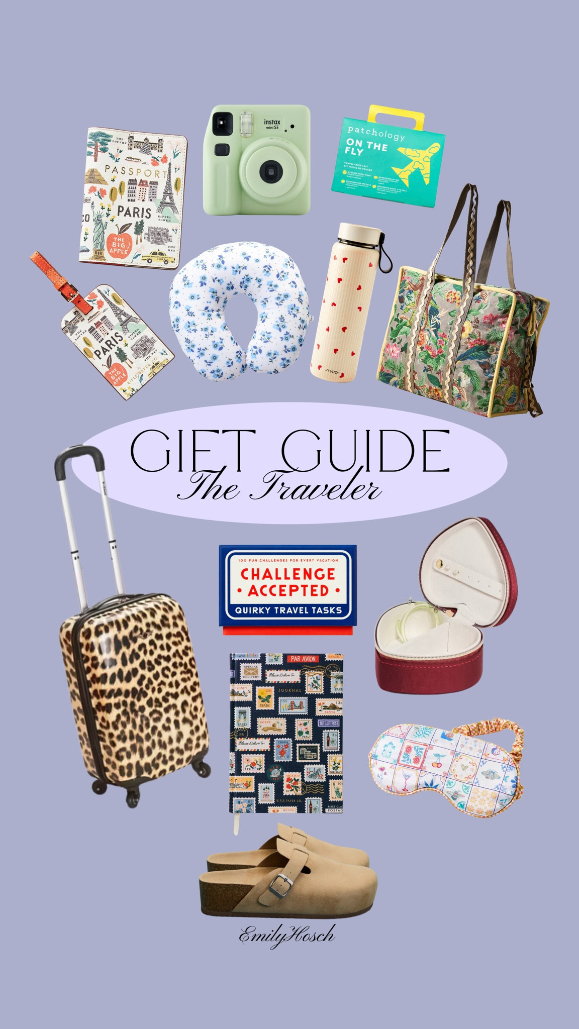Travel Essentials & Travel Gifts

This gift guide is your go-to for fun items for the travel & adventure lover in your life. ✈️ 💗 DM with any questions and follow for more collages!


Travel essentials  luggage  gift guide  Christmas gifts  water bottles  neck pillow  jewelry holder  fun luggage  trendy  journals  gift ideas  world market  target finds  chic gifts  travel gifts  emilyhosch 

#LTKGiftGuide #LTKHoliday #LTKTravel