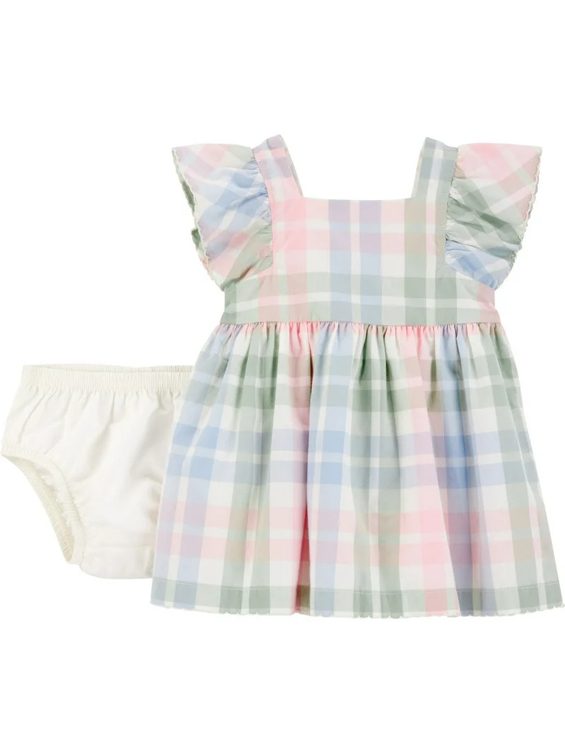 Carter's Child of Mine Baby Girl Dress, 2-Piece, Sizes 0/3-24 Months | Walmart (US)