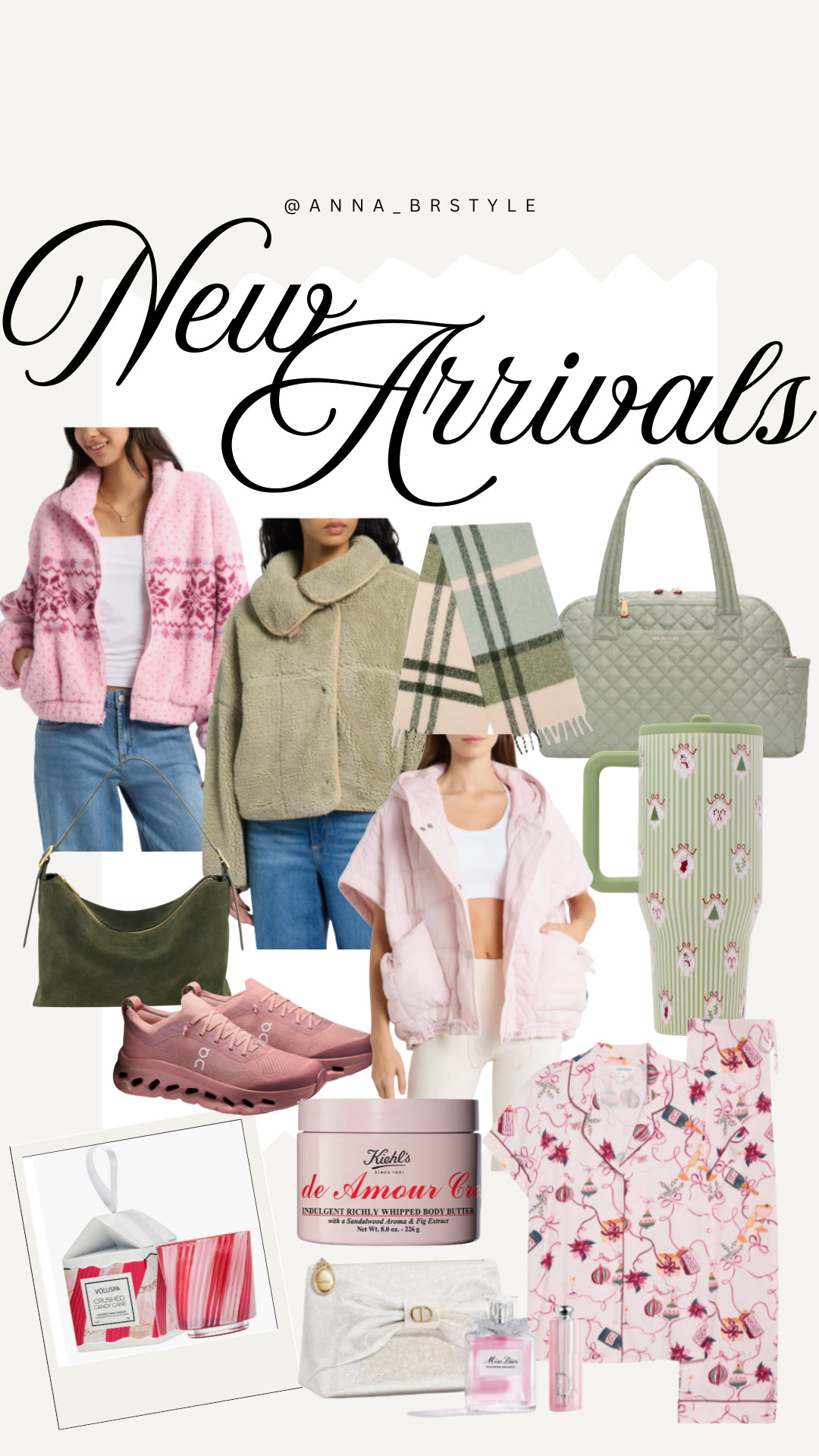 Cozy up in style with these new fall and winter arrivals featuring soft fleece jackets, pastel pink layers, quilted bags, and festive gift ideas!

cozy fall outfits, holiday gift ideas, new winter arrivals, pink fleece jacket, sage green accessories, quilted tote bag, holiday gift ideas, winter fashion finds, pastel pink fashion, cozy winter essentials, casual winter style, holiday candles 

 #LTKOver40 #LTKBeauty