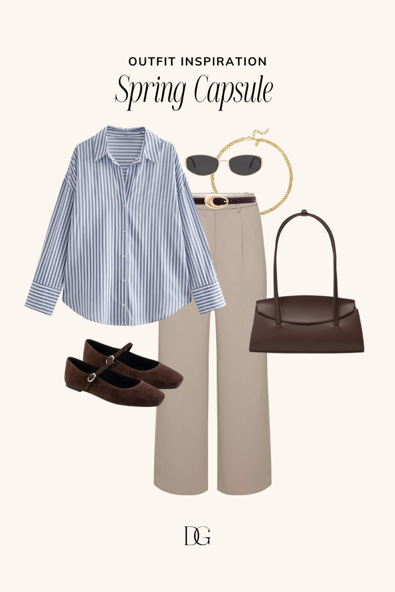 Spring Capsule Wardrobe for 2025 // Capsule wardrobe, spring outfits, spring outfit, spring staples, spring fashion, elevated spring outfit, casual spring outfit, simple spring outfit, neutral spring outfit, ballet flats, tailored pants 

#LTKSeasonal #LTKFindsUnder100 #LTKStyleTip