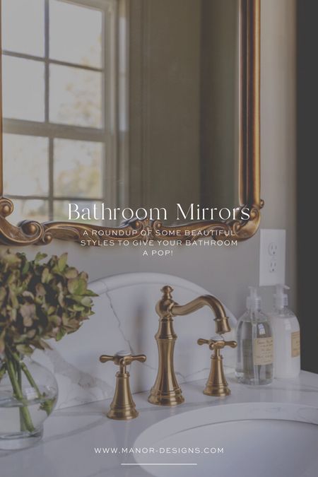 Bathroom mirrors so stylish they are all you need for a pop in your bathroom 

#LTKhome #LTKFind