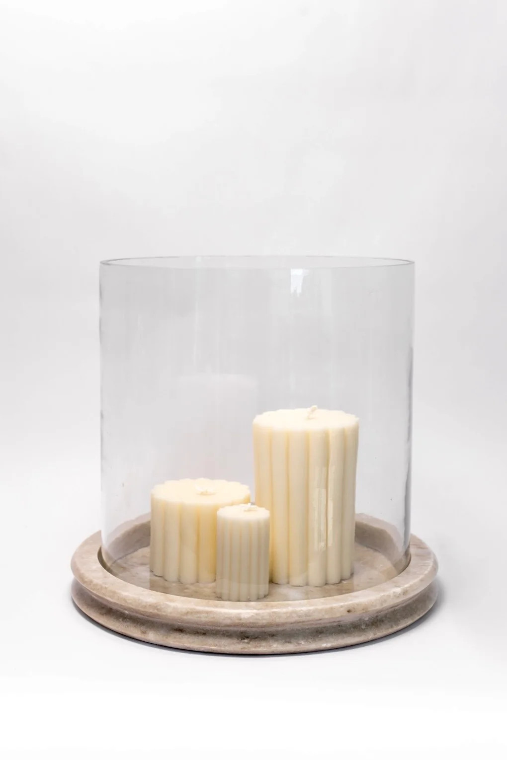 Oversized Marble Candle Holder | THELIFESTYLEDCO