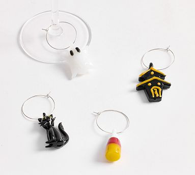 Halloween Icon Wine Charms - Mixed Set of 4 | Pottery Barn (US)