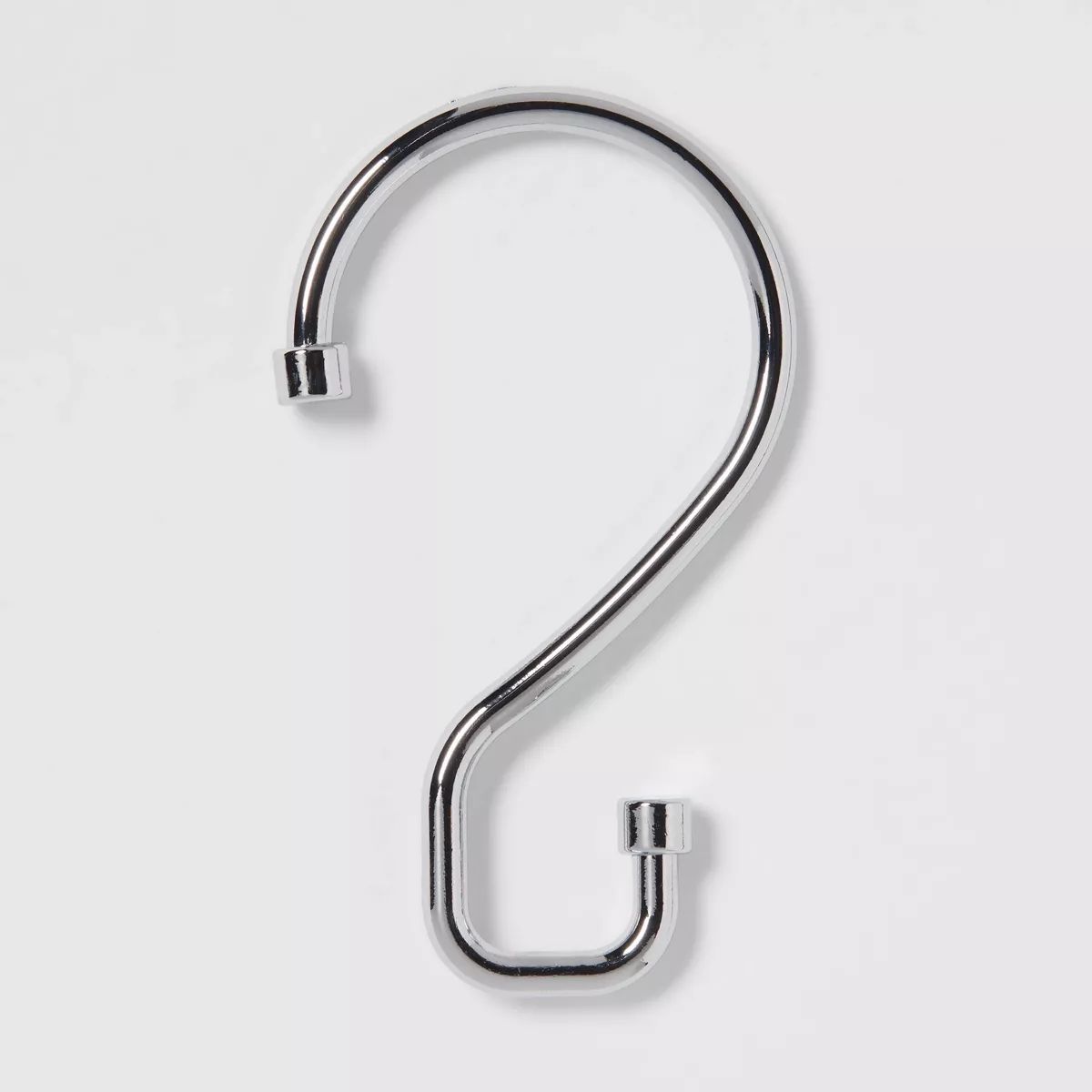 S Hook without Roller Ball Shower Curtain Rings Chrome - Made By Design™ | Target