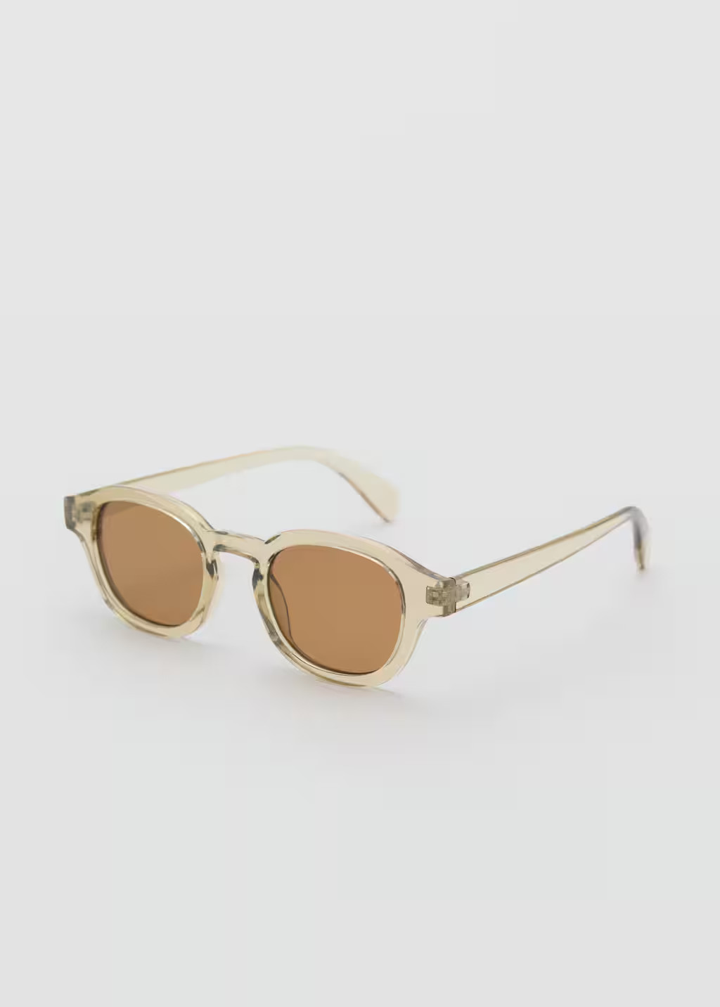 Semi-transparent frame sunglasses green - Men - One size - MANGO MAN | Mango (US/MX/AU)