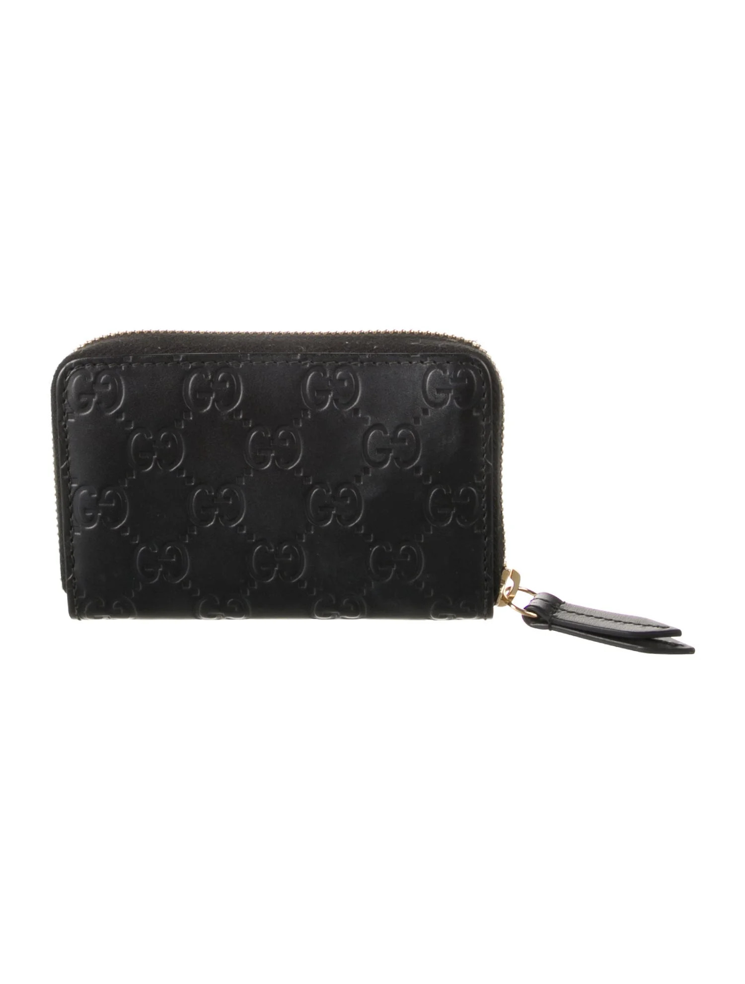 Gucci GG Signature Leather Wallet - Black Wallets, Accessories - GUC2003843 | The RealReal | The RealReal