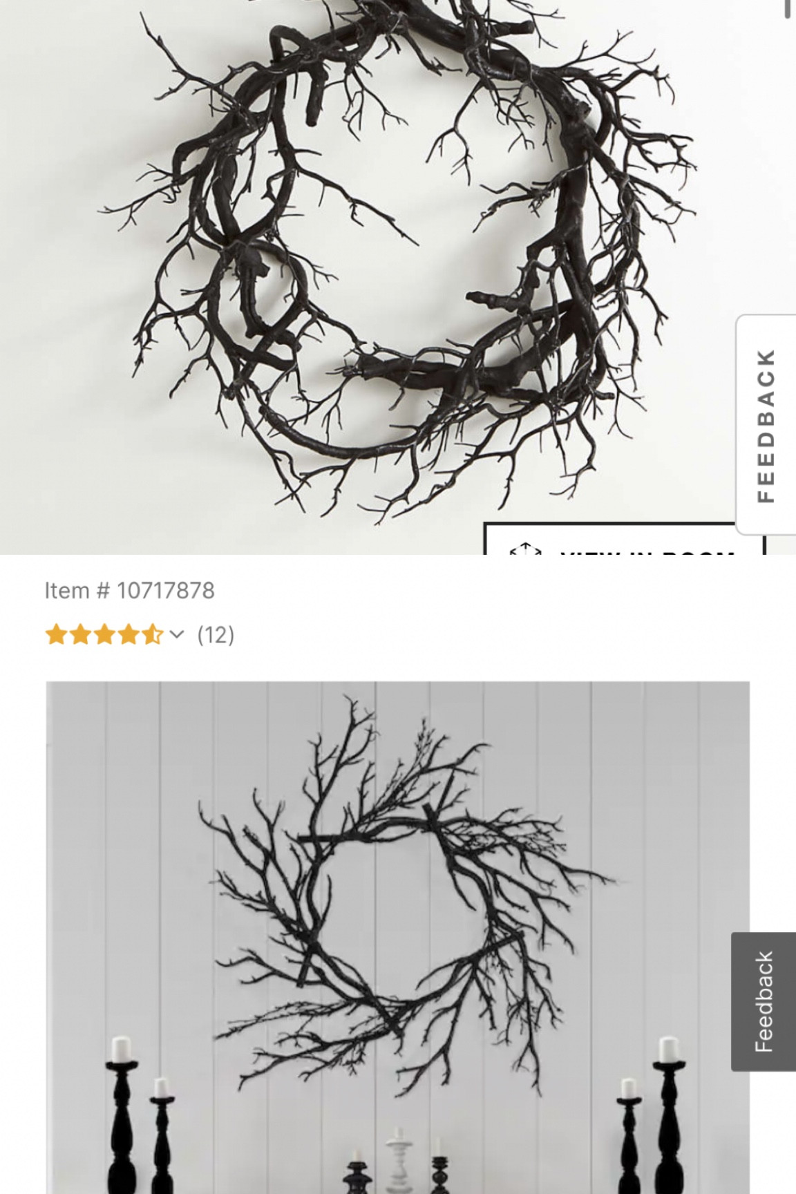 Battle of the Halloween wreaths! Top is $70 from Crate and Barrel, bottom is $14.99 from Michaels. 

#LTKHalloween #LTKhome #LTKparties