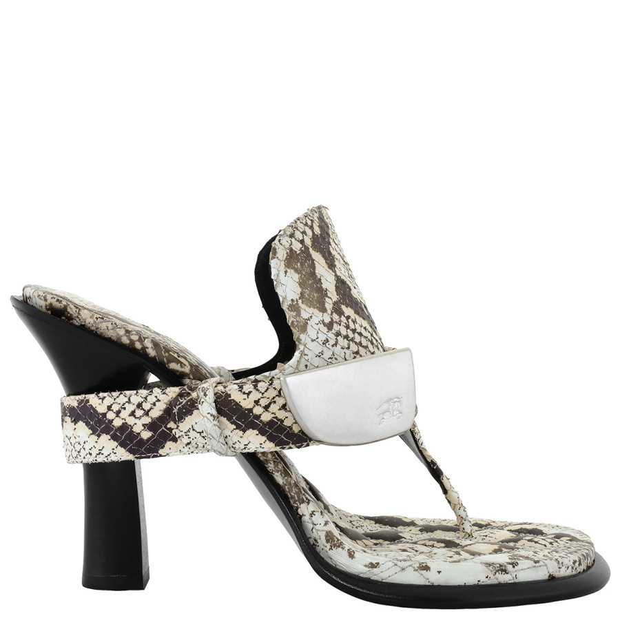 Burberry Equestrian Knight Motif Bay Sandals, Brand Size 37 (US Size 7) | Jomashop.com & JomaDeals.com