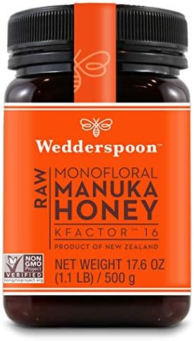 Wedderspoon Raw Premium Manuka Honey, KFactor 16, 17.6 Ounce | Amazon (US)