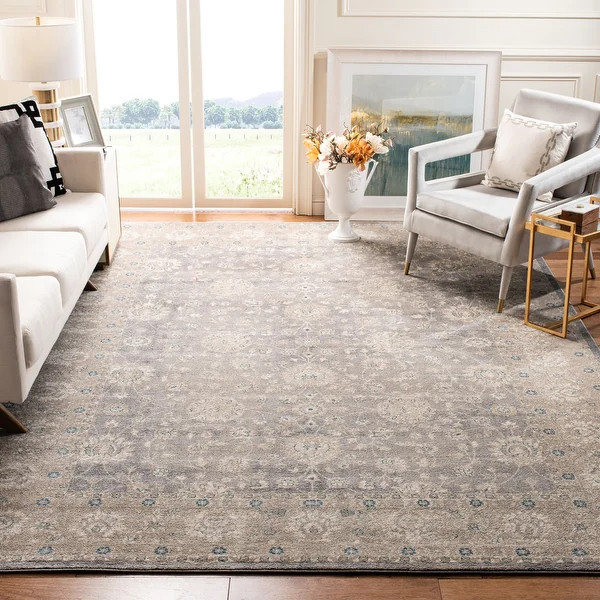 SAFAVIEH Sofia Liebhilde Vintage Oriental Rug - 8' x 10' - Light Grey/Beige | Bed Bath & Beyond