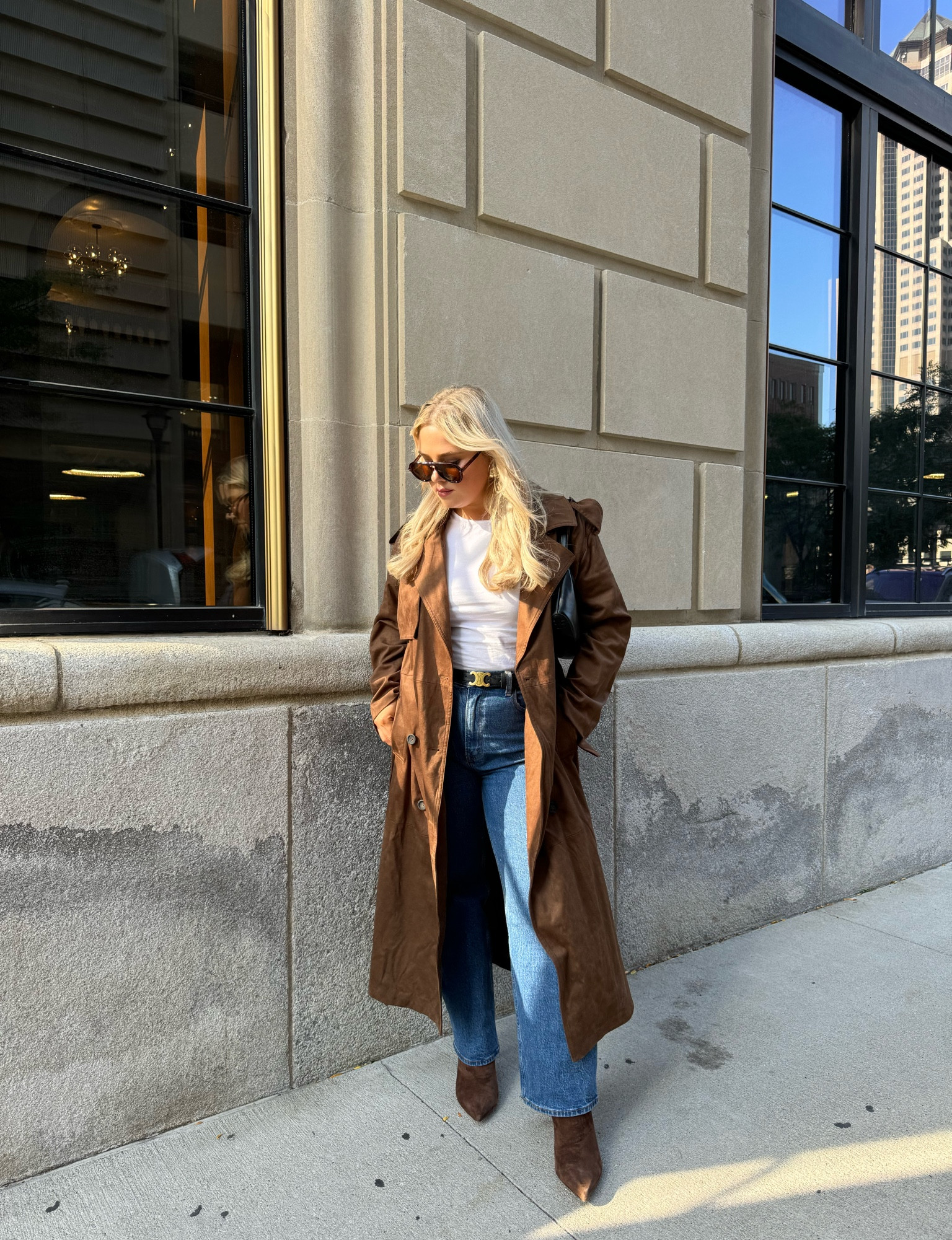 And this coat will now be my new personality for the few months 🍂 outfit linked! 🤎🫶🏼

#LTKFindsUnder100 #LTKMidsize #LTKStyleTip