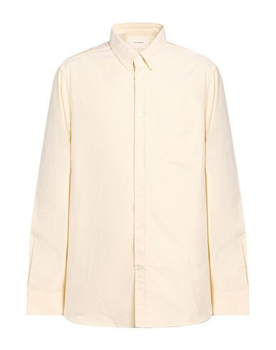 Editions 102 Man Shirt Pastel yellow Size XXL Organic cotton | YOOX (US)
