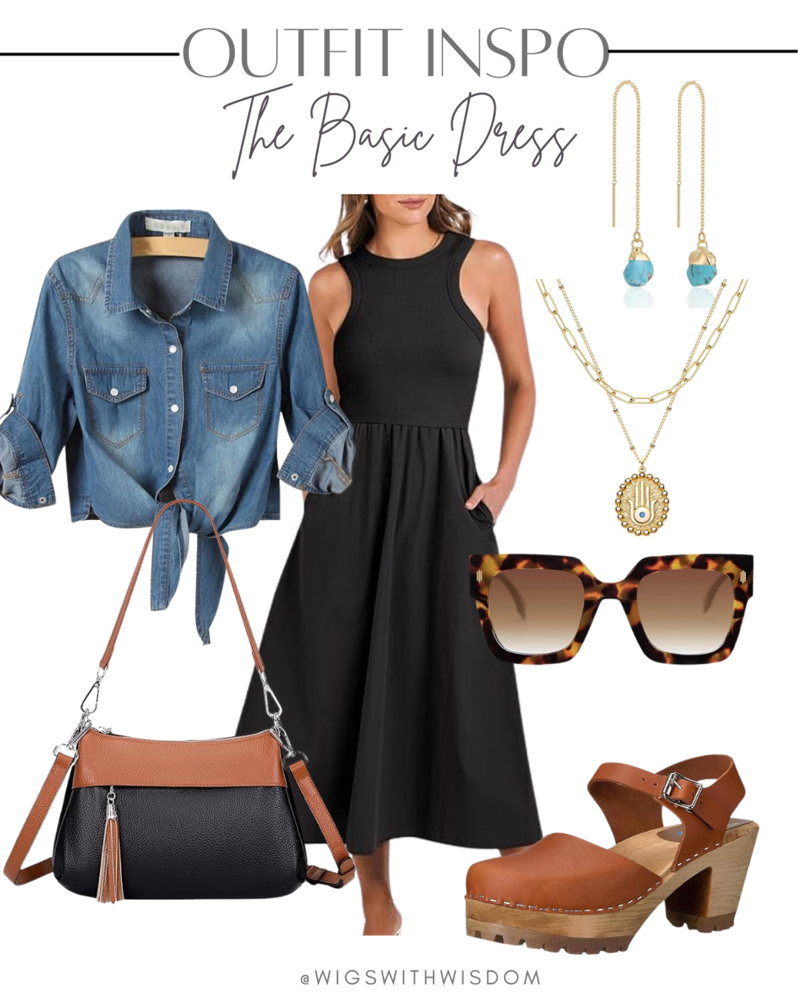 black dress turquoise jewelry Black Madonna Seven Swords Drop Necklace in Turquoise Cathedral Beads by Whispering Goddess