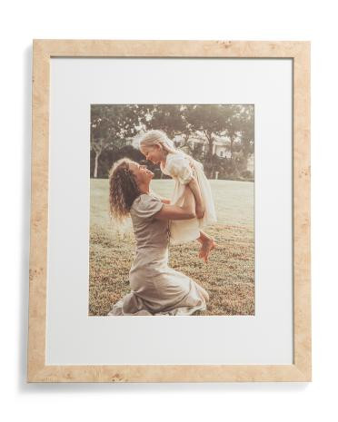 16x20 matted to 11x14 wide burl portrait frame | TJ Maxx
