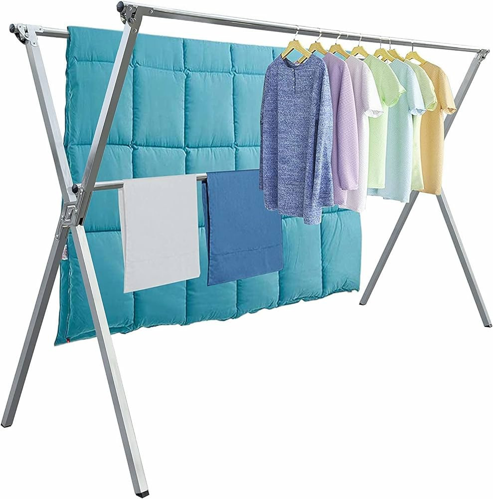 AUGMIRR Clothes Drying Racks Outdoor, 80 Inches Updated Version,Stainless Steel Laundry Drying Ra... | Amazon (US)