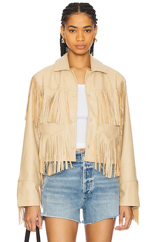 Steve Madden Halia Jacket in Tan from Revolve.com | Revolve Clothing (Global)