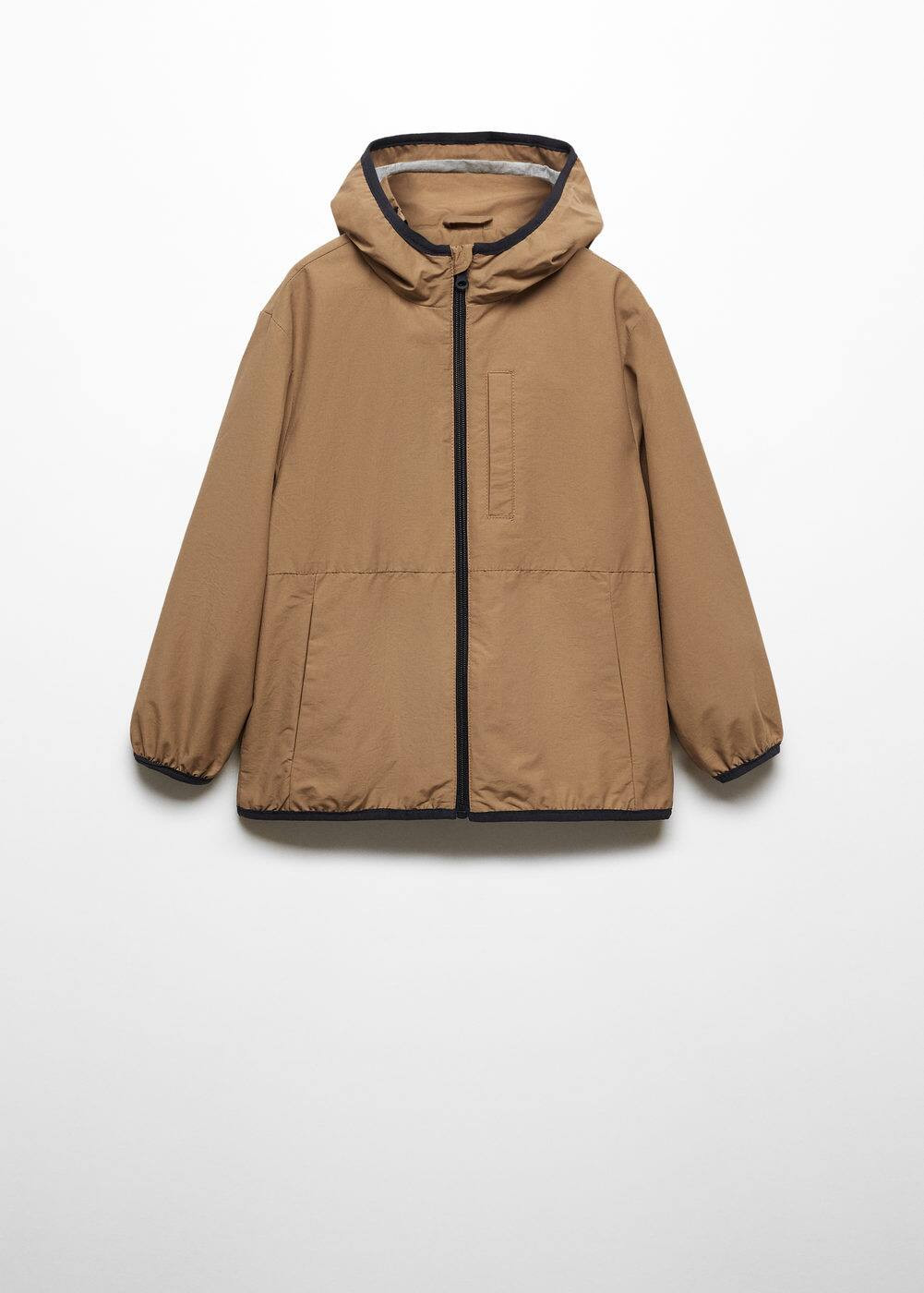 Hooded water-repellent parka -  Girls | Mango Kids USA | MANGO (US)