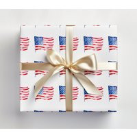 American Flag Wrapping Paper Roll, USA Gift Wrap, Veterans Us Paper, Memorial Day, 4Th Of July | Etsy (US)