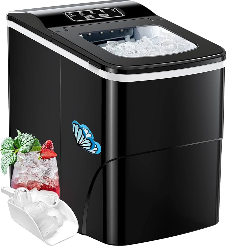 Ice Makers Countertop - Silonn Portable Ice Maker Machine for Countertop, Make 26 lbs Ice in 24 h... | Amazon (US)