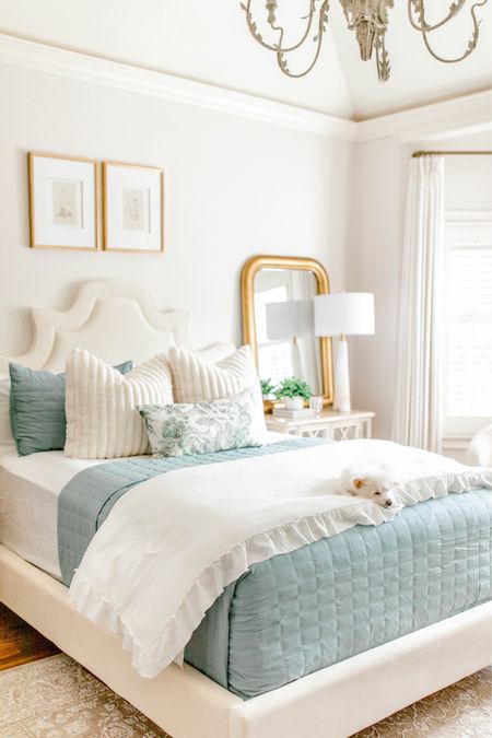Guest bedroom design! My oversize quilt is in the color gray blue


#LTKhome #LTKfindsunder100 #LTKfindsunder50