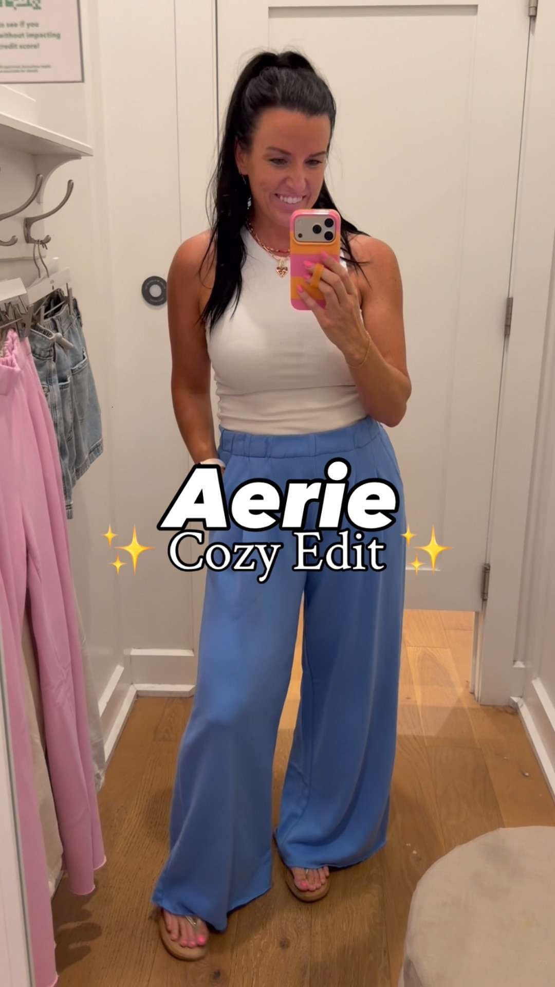 Aerie 30% off sale! 😍 Here's the cozy edit— I was loving everything!!

Comment SALE for links!

The pants, skirts, and shorts fit true to size, I'm in a S regular. Cute fit and more colors with all of these! Pair with a white tshirt or tank and throw on Birkenstocks or sneakers for a travel day! Add a matching sweatshirt (many of these have matching sets!) and wear them lounging on the couch binge watching your favorite show!

Find everything here >> (affiliate)


#aeriereal @aerie #loungewear #aeriehaul Aerie sale finds, wide leg sweatpants, denim mini skirt, 30% off sale at Aerie and American Eagle all weekend!!

#LTKSaleAlert #LTKSeasonal #LTKTravel