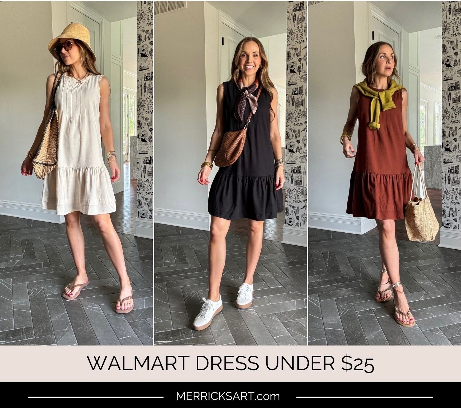 Styling the cutest Walmart dress 3 ways

#LTKgrwm #LTKootd