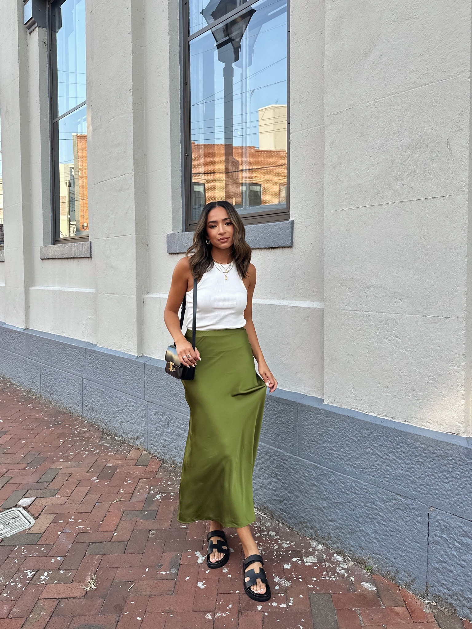 Use code NENA25 to save on my Petal & Pup collection! Elevated casual outfit Wearing a size small in the olive green Nellie midi skirt (tts, elastic waistband, pull on style).






Nena Evans X Petal & Pup
Date night outfit
Dinner outfit
Satin midi skirt outfit
Casual outfit
Fall transition outfit

#LTKstyletip #LTKshoecrush #LTKunder100