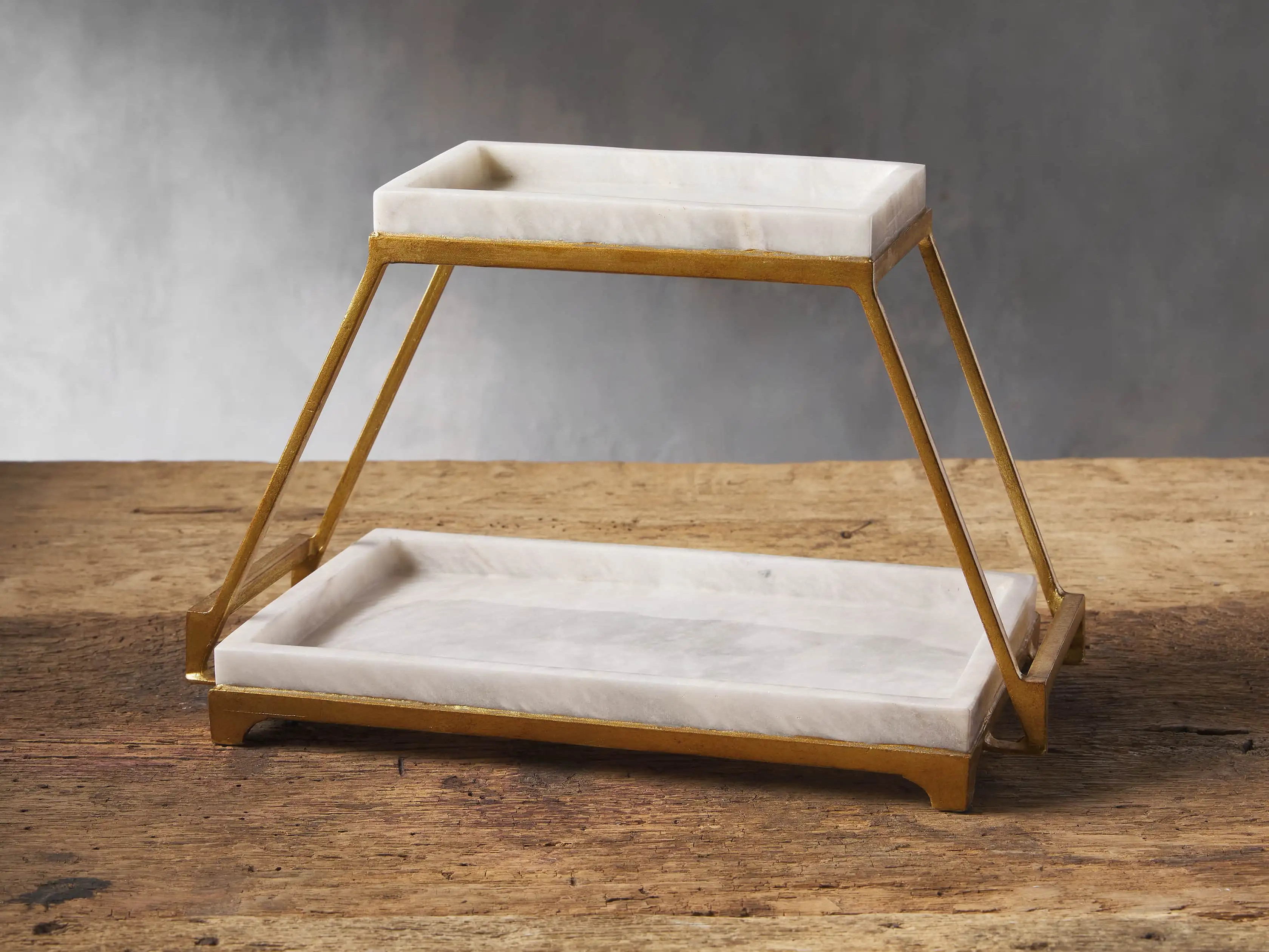 Naia Two-Tier Tray | Arhaus