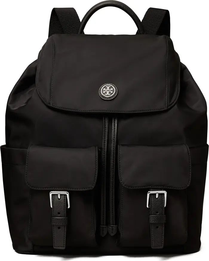 Tory Burch Flap Nylon Backpack | Nordstrom | Nordstrom