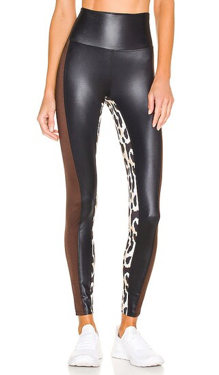 Spotted Leopard Legging in Leopard Colorblock | Revolve Clothing (Global)