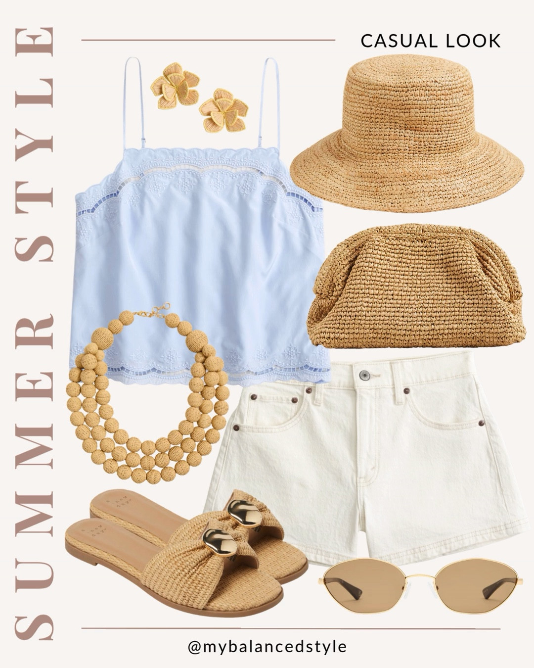Summer casual look

Linen shorts outfit
Everyday summer style
Relaxed weekend look
Tank top ensemble
Casual chic outfit
Lightweight warm-weather fashion
Denim shorts styling
Effortless daytime look
Cute everyday outfit idea

#LTKootd #LTKSeasonal #LTKSaleAlert