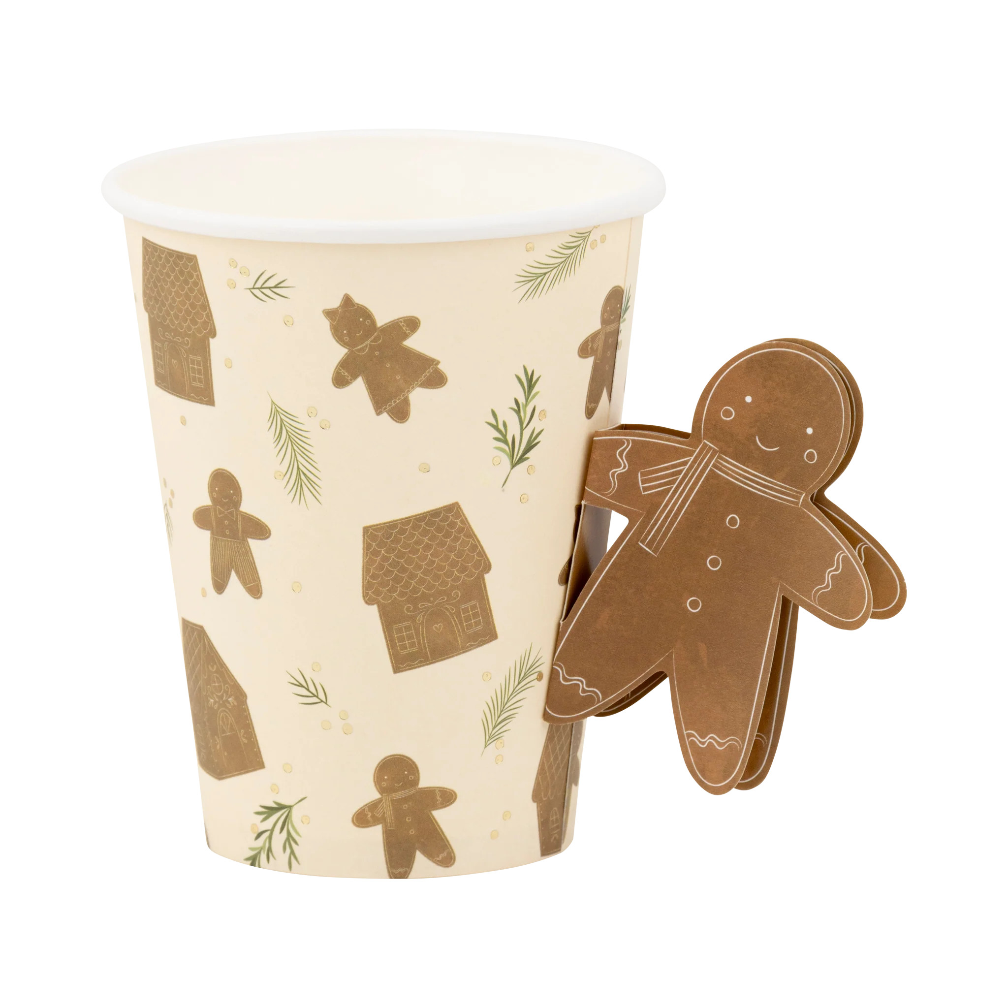 Whimsy Gingerbread Handled Paper Cup | My Mind's Eye