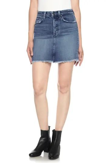 Women's Joe's Classics High Waist Cutoff Denim Miniskirt, Size 26 - Blue | Nordstrom