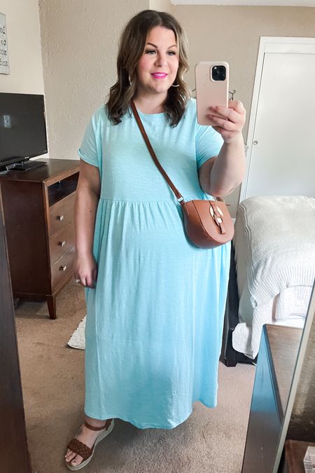 This plus size maxi dress is on sale for just $16! Super comfy and runs big - I’m wearing the size 2X with lots of extra room. A perfect vacation dress or even teacher outfit - stash these away for August! 

#LTKFind #LTKsalealert #LTKcurves