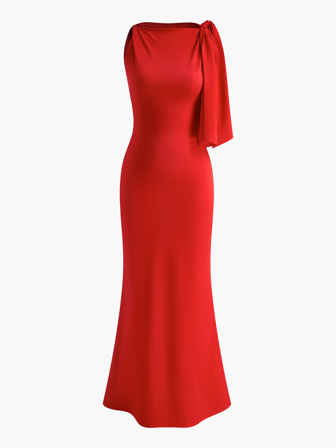 Beloved Knotted Sleeveless Long Dress | Commense