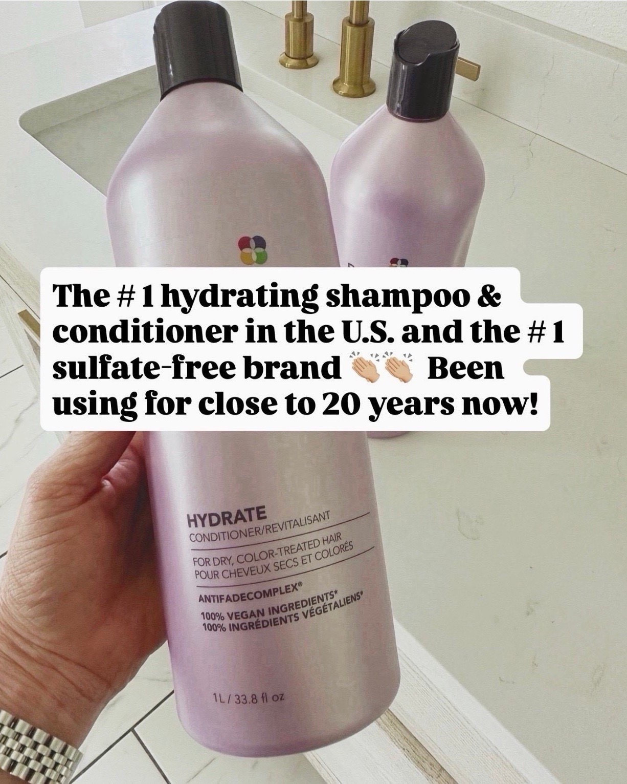 The hydrate shampoo and conditioner has been my go-to for years!

#LTKOver40 #LTKBeauty