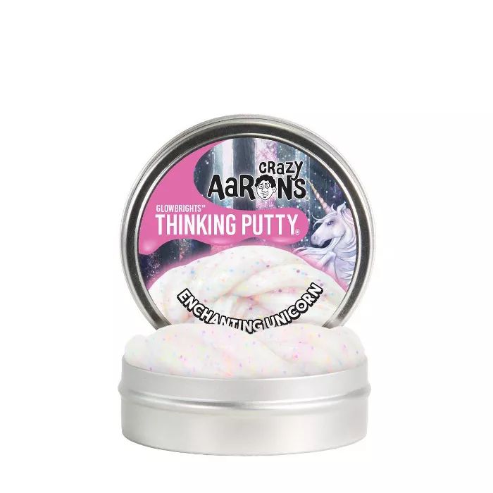 Crazy Aaron&#39;s Enchanting Unicorn Thinking Putty Tin | Target