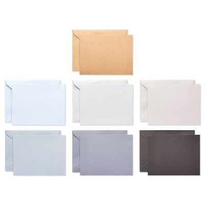 200ct Blank Cards with Envelopes, Neutral - Spritz&#8482; | Target