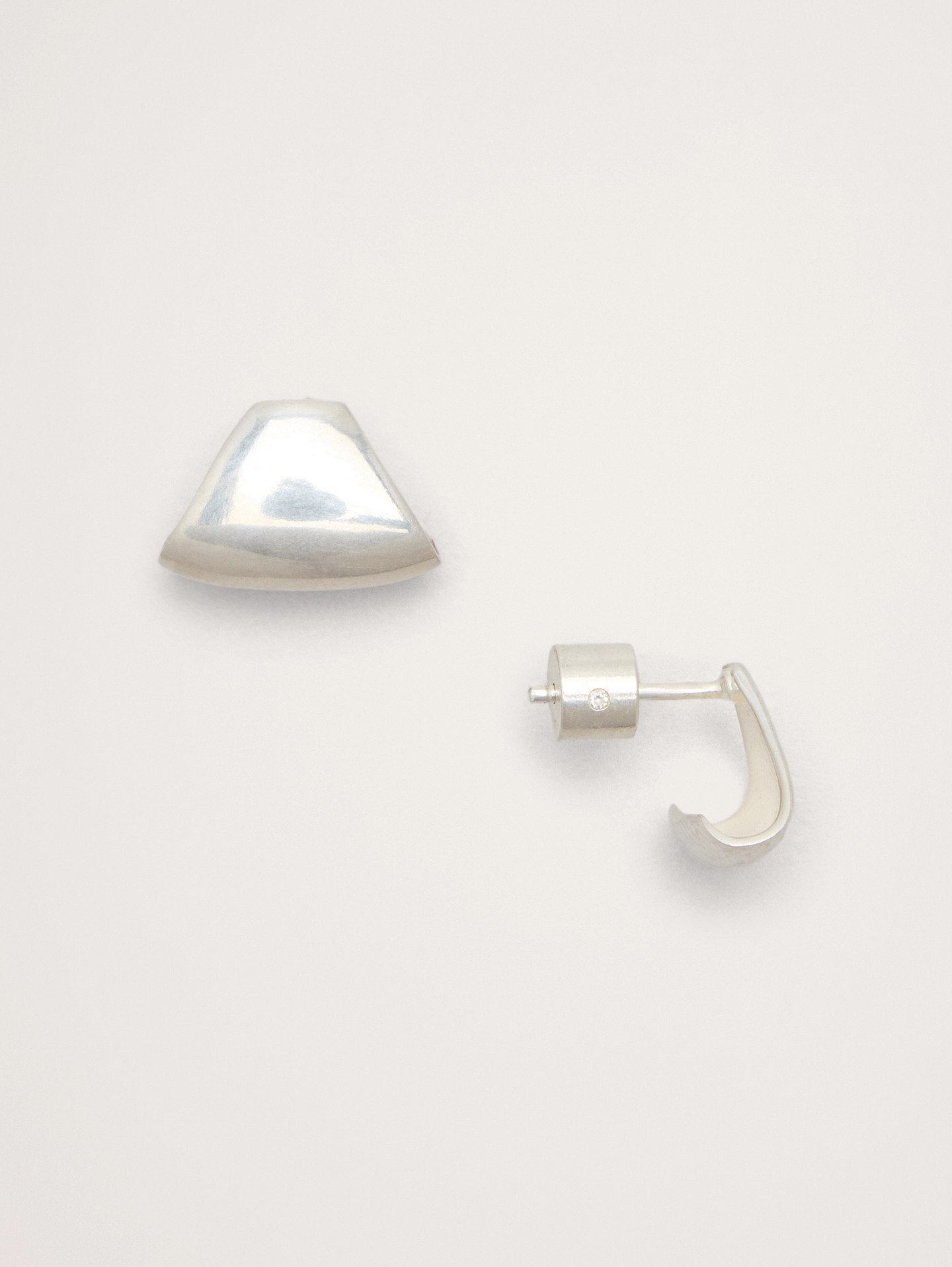 Triangular Half-Hoop Earrings | Banana Republic (US)