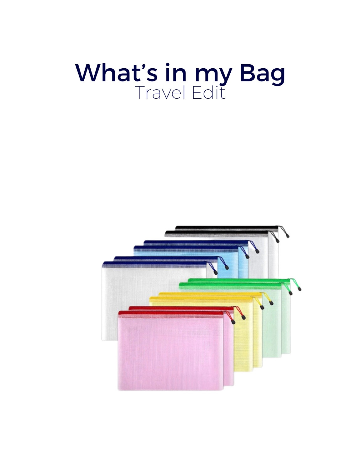 There are more uses for these mesh bags that I can count on two hands! I use for organizing snacks, charging cables and change of clothes for my Littles when we travel.

#LTKkids #LTKtravel #LTKbaby