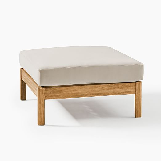 Playa Outdoor Ottoman | West Elm (US)