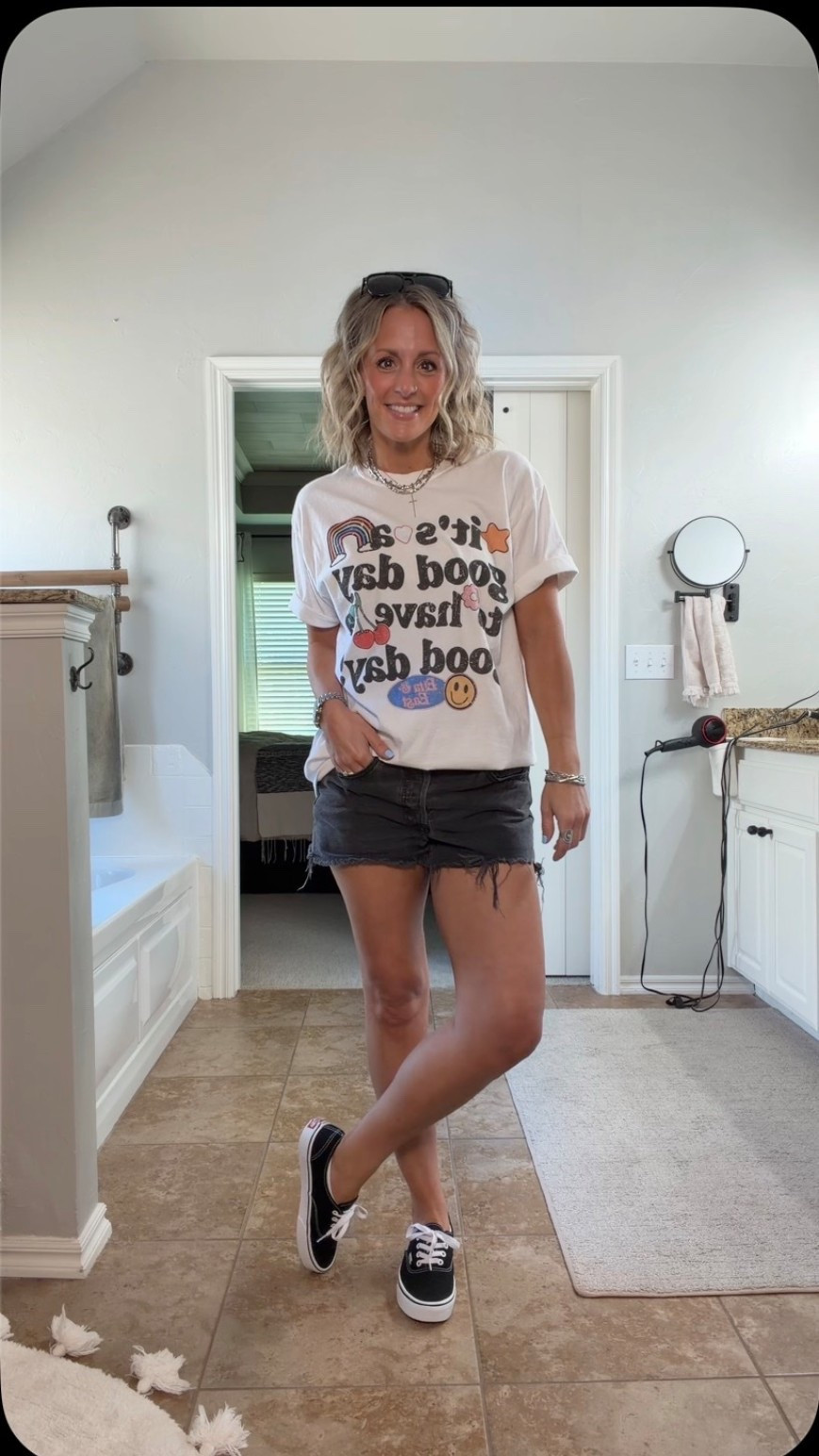Graphic tees, Levi’s & Van’s will always be a favorite of mine!

#LTKootd #LTKmomlife #LTKOver40