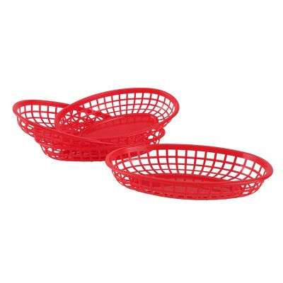 Cook With Color 4pk Food Basket Red | Target