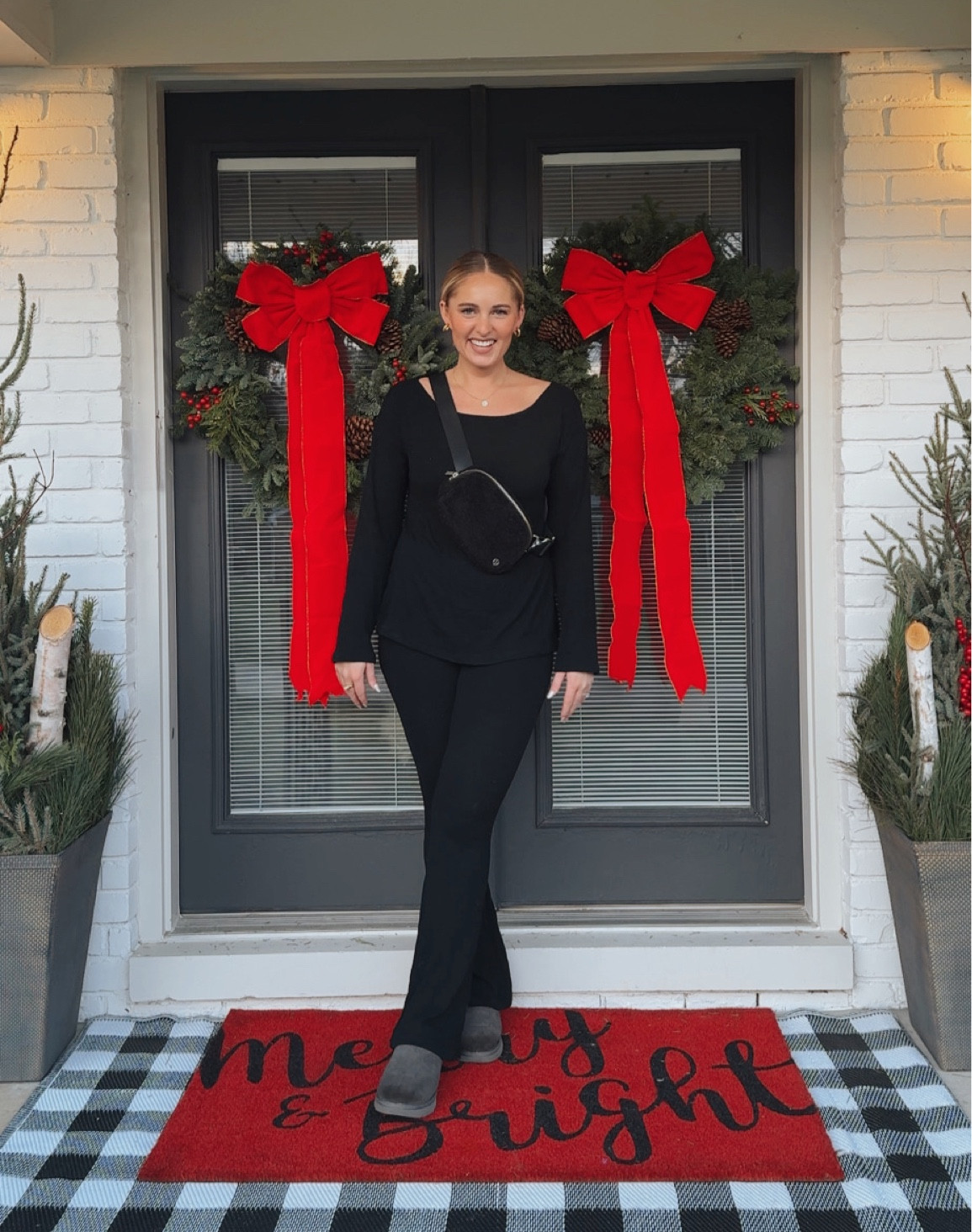 This set is perfect for a casual winter day. It comes with a build in bra and is a ribbed material. 
-I live in these uggs
-the fluffy Lulu belt bag

#LTKHoliday #LTKSeasonal #LTKstyletip