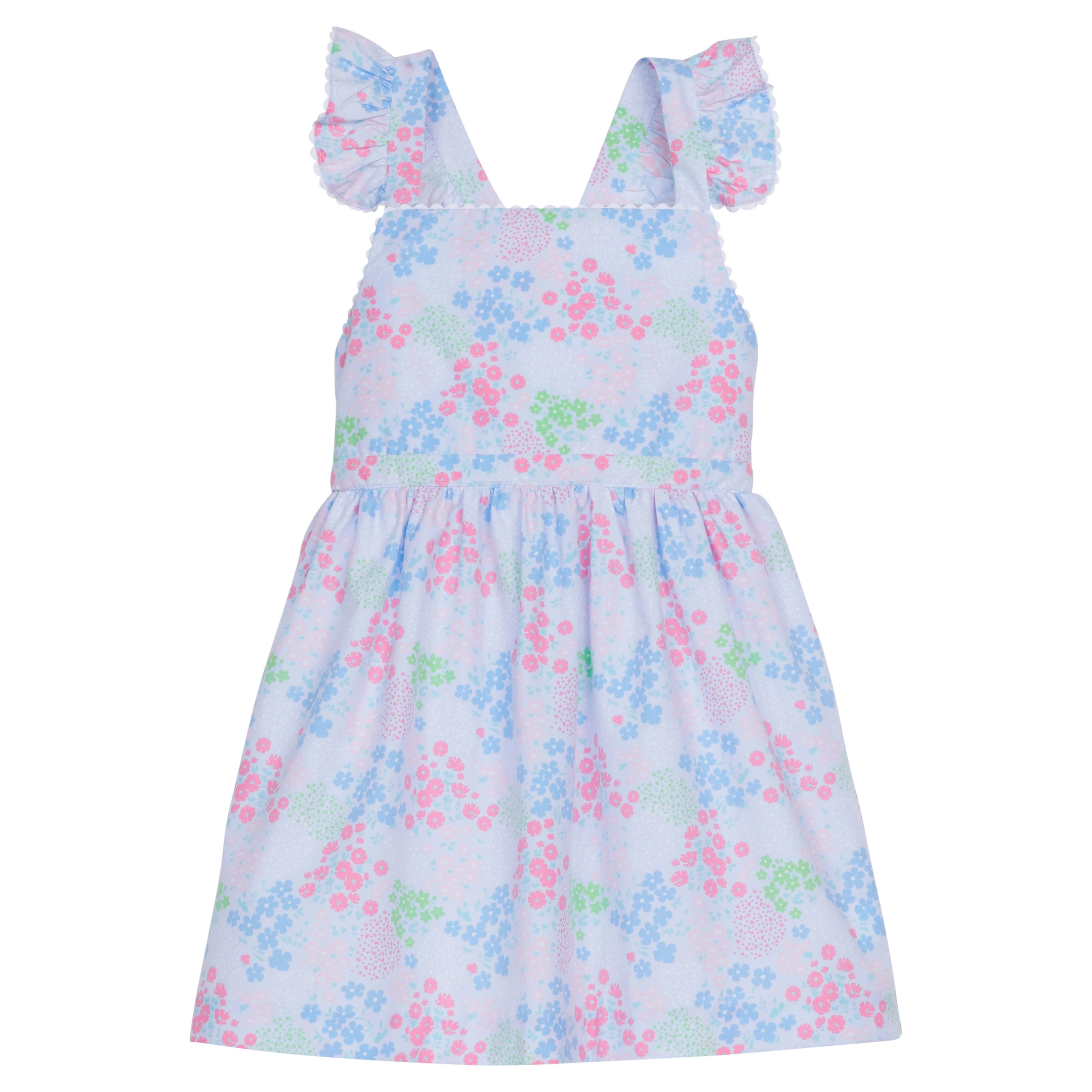 Kids Chelsea Sundress - Floral Little Girl's Clothes | Little English