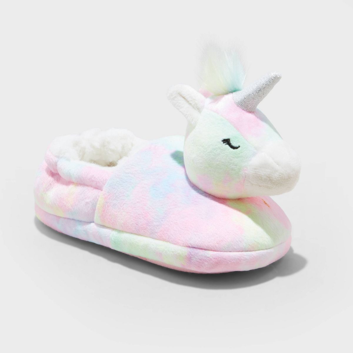 Toddler Girls' Magic Unicorn Slippers - Cat & Jack™ | Target
