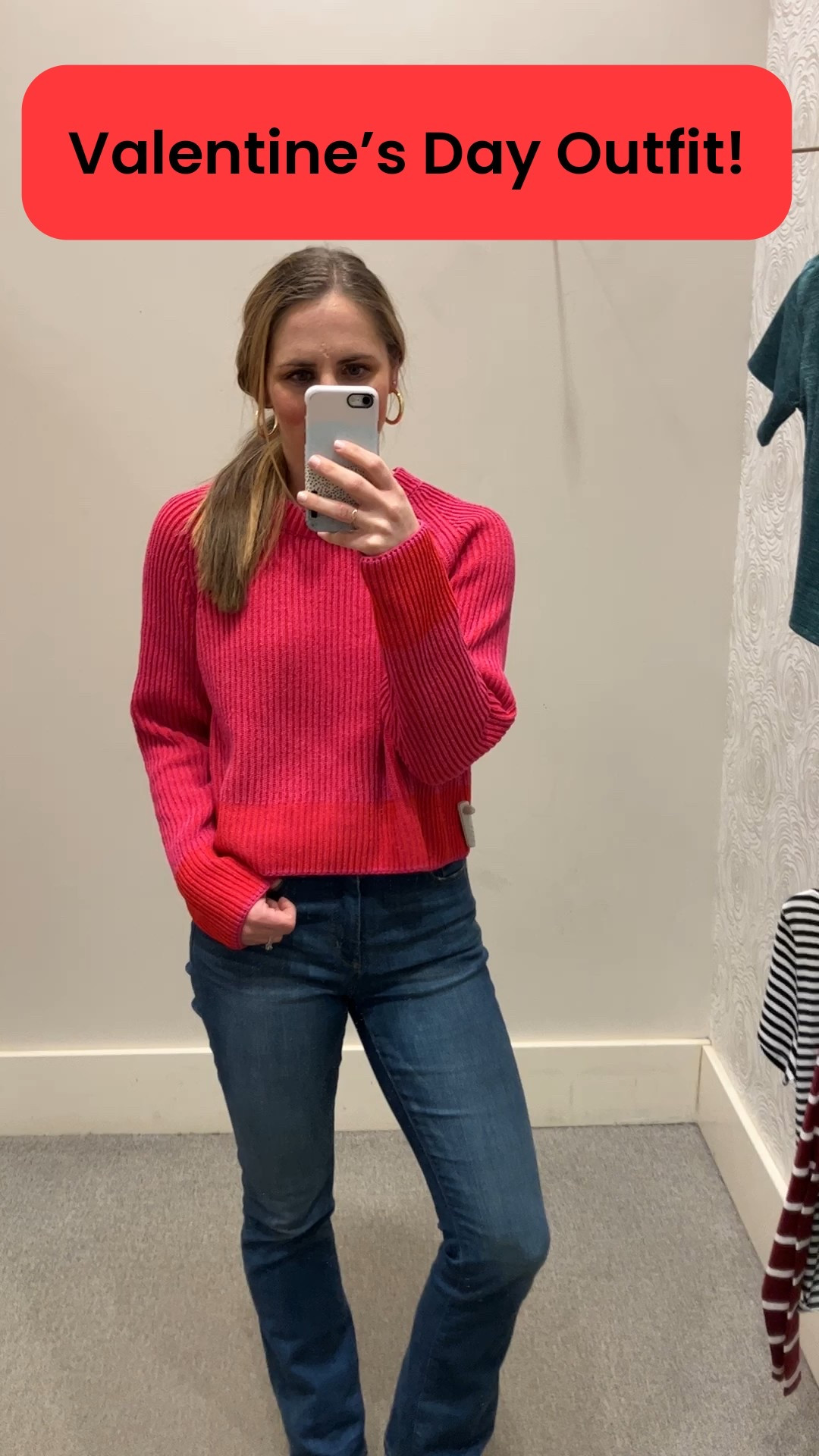 Need an outfit for Valentines Day? This would be perfect for volunteering in a classroom Valentine’s Day party. Shades of pink dip dyed sweater - perfect length too. Doesn’t need to be tucked in! Paired here with wide leg jeans and my new favorite square toed black booties. 

#LTKmomlife #LTKgrwm #LTKootd