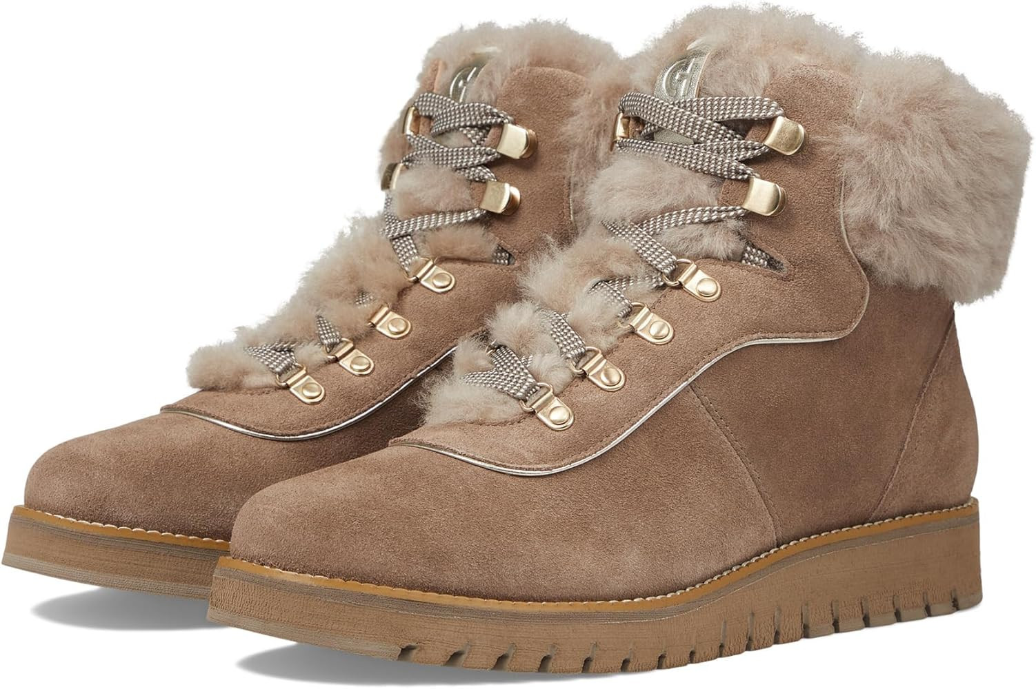 Cole Haan Women's Zerogrand Explore Upstate Hiker Chukka Boot, Irish Coffee/Flooded/Shearling Wat... | Amazon (US)